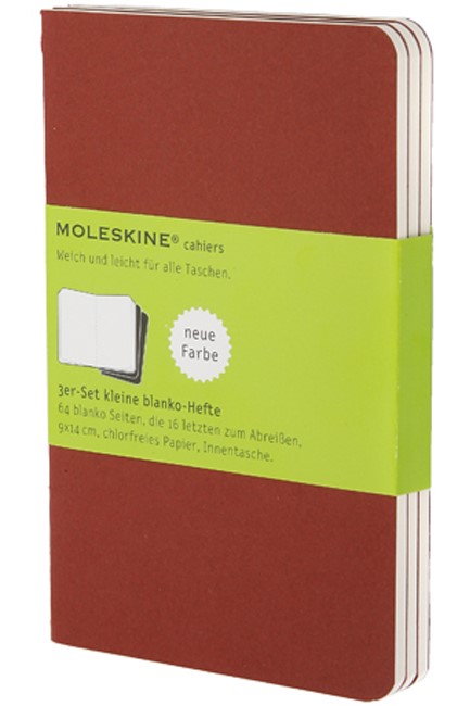 ΣΗΜΕΙΩΜΑΤΑΡΙΟ 09*14 POCKET MOLESKINE ΑΡΙΓΩΤΟ CAHIER ΣΕΤ 3ΤΕΜ.RED