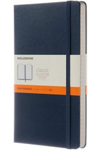 ΣΗΜΕΙΩΜΑΤΑΡΙΟ 13*21 LARGE MOLESKINE ΡΙΓΕ HARD SAPPHIRE BLUE