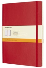 ΣΗΜΕΙΩΜΑΤΑΡΙΟ 19*25 XL MOLESKINE ΡΙΓΕ SCARLET RED