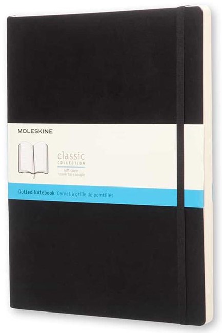 ΣΗΜΕΙΩΜΑΤΑΡΙΟ 19*25 XL MOLESKINE ΜΕ ΤΕΛΕΙΕΣ SOFT BLACK