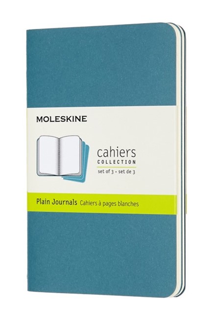 ΣΗΜΕΙΩΜΑΤΑΡΙΟ 09*14 POCKET MOLESKINE ΑΡΙΓΩΤΟ CAHIER ΣΕΤ 3ΤΕΜ.BRISK BLUE