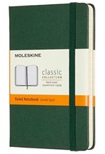 ΣΗΜΕΙΩΜΑΤΑΡΙΟ 09*14 POCKET MOLESKINE ΡΙΓΕ HARD MYRTLE GREEN