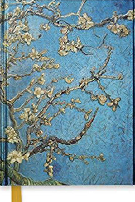 ΣΗΜΕΙΩΜΑΤΑΡΙΟ FLAME TREE FOILED VAN GOGH-ALMOND BLOSSOM 14,8*21cm.88Φ.ΡΙΓΕ