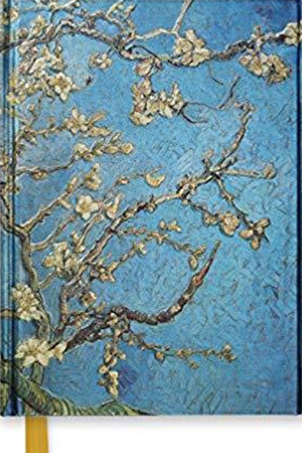 ΣΗΜΕΙΩΜΑΤΑΡΙΟ FLAME TREE FOILED VAN GOGH-ALMOND BLOSSOM 14,8*21cm.88Φ.ΡΙΓΕ