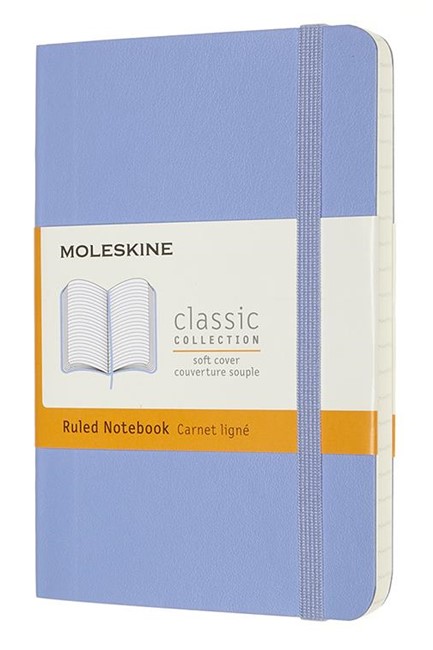 ΣΗΜΕΙΩΜΑΤΑΡΙΟ 09*14 POCKET MOLESKINE ΡΙΓΕ SOFT HYDRANGEA BLUE