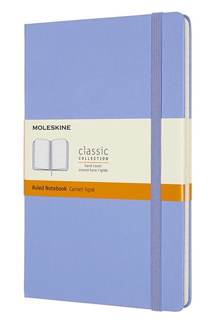 ΣΗΜΕΙΩΜΑΤΑΡΙΟ 13*21 LARGE MOLESKINE ΡΙΓΕ HARD HYDRANGEA BLUE