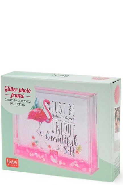 ΚΟΡΝΙΖΑ ΜΕ GLITTER SMALL LEGAMI GPF0002 FLAMINGO