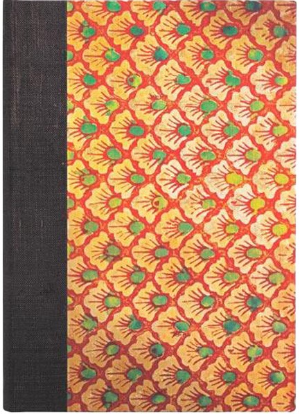 ΣΗΜΕΙΩΜΑΤΑΡΙΟ 13*18cm.MIDI ΡΙΓΕ ΜΕ ΛΑΣΤΙΧΟ PB VIRGINIA WOOLF WAVES