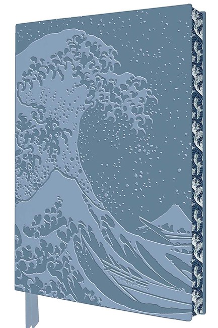 ΣΗΜΕΙΩΜΑΤΑΡΙΟ FLAME TREE ARTISAN ART HOKUSAI THE GREAT WAVE 14,8*21cm.88Φ.ΡΙΓΕ