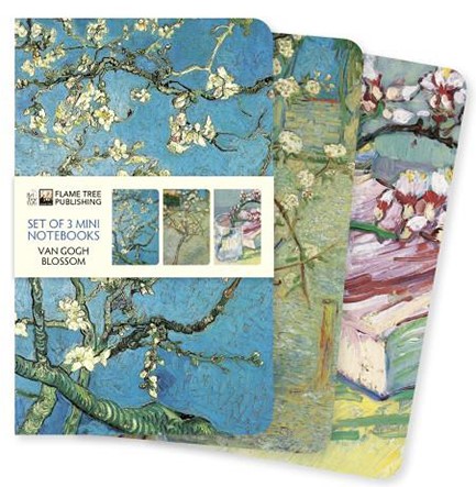 ΣΗΜΕΙΩΜΑΤΑΡΙΟ FLAME TREE MINI VAN GOGH BLOOMS 9*14,5cm.32Φ.ΡΙΓΕ ΣΕΤ 3ΤΕΜ.