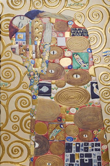 ΣΗΜΕΙΩΜΑΤΑΡΙΟ FLAME TREE FOILED KLIMT-FULFILMENT 14,8*21cm.88Φ.ΡΙΓΕ