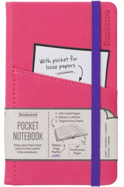ΣΗΜΕΙΩΜΑΤΑΡΙΟ IF BOOKAROO THE BRIGHTS 9,5*15.6cm.ΡΙΓΕ HOT PINK