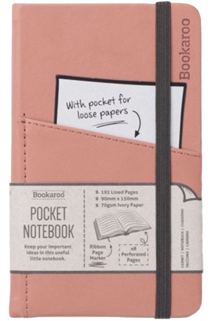 ΣΗΜΕΙΩΜΑΤΑΡΙΟ IF BOOKAROO THE PASTELS 9,5*15.6cm.ΡΙΓΕ BLUSH
