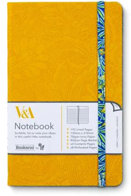 ΣΗΜΕΙΩΜΑΤΑΡΙΟ IF BOOKAROO V&A 15*21cm.ΡΙΓΕ MORRIS TULIP AND WILLOW