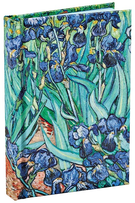 ΣΗΜΕΙΩΜΑΤΑΡΙΟ TENEUES 09*13cm.ΜΕ ΤΕΛΕΙΕΣ VAN GOGH-IRISES