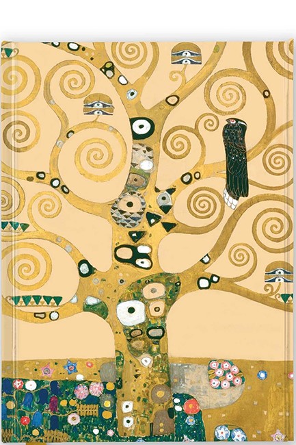 ΣΗΜΕΙΩΜΑΤΑΡΙΟ FLAME TREE FOILED KLIMT-TREE OF LIFE 14,8*21cm.88Φ.ΡΙΓΕ