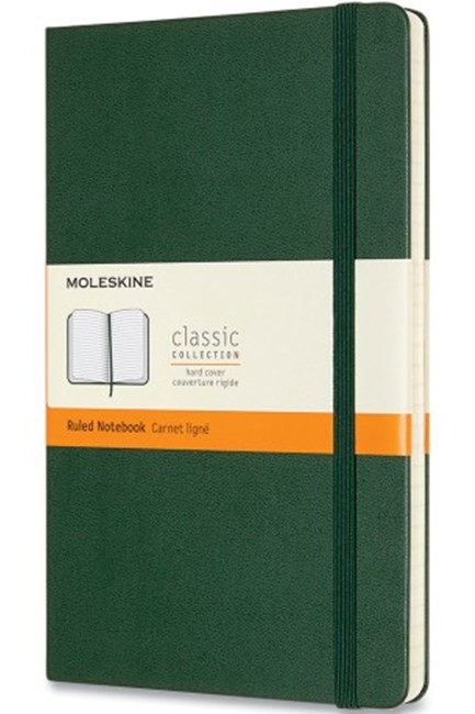 ΣΗΜΕΙΩΜΑΤΑΡΙΟ 13*21 LARGE MOLESKINE ΡΙΓΕ HARD MYRTLE GREEN