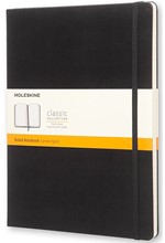 ΣΗΜΕΙΩΜΑΤΑΡΙΟ 19*25 XL MOLESKINE ΡΙΓΕ HARD BLACK
