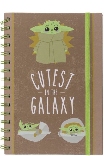 ΣΗΜΕΙΩΜΑΤΑΡΙΟ 15*21 εκ.ΡΙΓΕ ΣΠΙΡΑΛ OUT OF THE BLUE STAR WARS THE MANDALORIAN