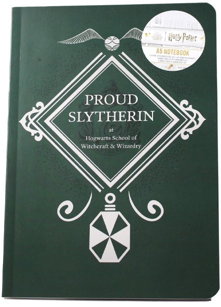 ΣΗΜΕΙΩΜΑΤΑΡΙΟ 14*21CM. ΡΙΓΕ HARRY POTTER NBA5HP80 PROUD SLYTHERIN