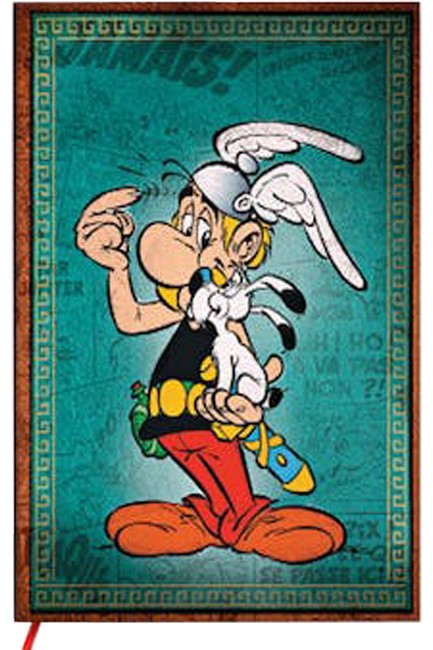 ΣΗΜΕΙΩΜΑΤΑΡΙΟ 09*14cm.MINI ΡΙΓΕ ΜΕ ΛΑΣΤΙΧΟ PB ASTERIX THE GAUL