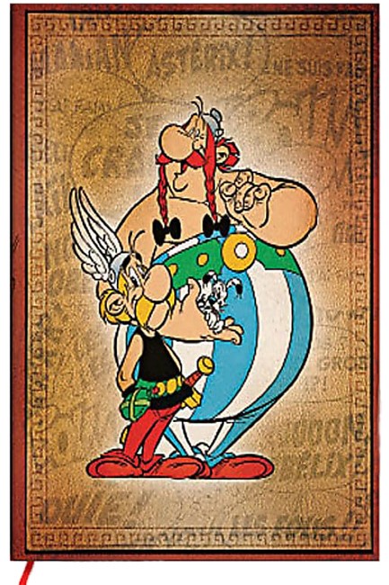 ΣΗΜΕΙΩΜΑΤΑΡΙΟ 09*14cm.MINI ΡΙΓΕ ΜΕ ΛΑΣΤΙΧΟ PB ASTERIX AND OBELIX