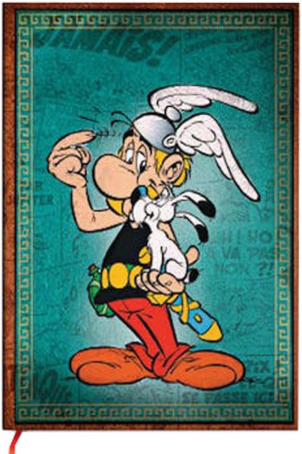 ΣΗΜΕΙΩΜΑΤΑΡΙΟ 13*18cm.MIDI ΡΙΓΕ ΜΕ ΛΑΣΤΙΧΟ PB ASTERIX THE GAUL