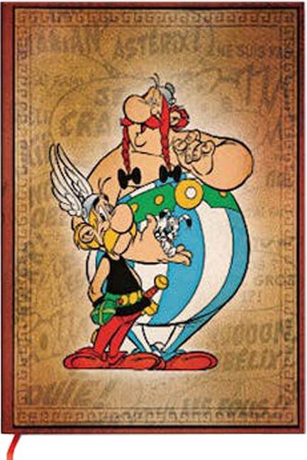 ΣΗΜΕΙΩΜΑΤΑΡΙΟ 13*18cm.MIDI ΡΙΓΕ ΜΕ ΛΑΣΤΙΧΟ PB ASTERIX AND OBELIX