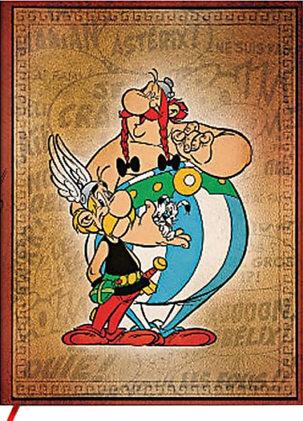 ΣΗΜΕΙΩΜΑΤΑΡΙΟ 18*23cm.ULTRA ΡΙΓΕ ΜΕ ΛΑΣΤΙΧΟ PB ASTERIX AND OBELIX
