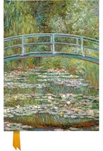 ΣΗΜΕΙΩΜΑΤΑΡΙΟ FLAME TREE FOILED MONET-BRIDGE OVER A POND OF WATER LILIES 18,2*24.5cm.54Φ.ΡΙΓΕ