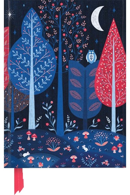 ΣΗΜΕΙΩΜΑΤΑΡΙΟ FLAME TREE FOILED ZEMANEK-THE ENCHANTED FOREST 14,8*21cm.88Φ.ΡΙΓΕ