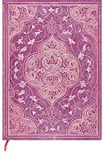 ΣΗΜΕΙΩΜΑΤΑΡΙΟ 13*18cm.MIDI ΡΙΓΕ ΜΕ ΛΑΣΤΙΧΟ PB FLEXIS ROSE CHRONICLES