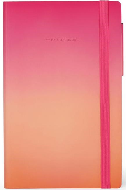 ΣΗΜΕΙΩΜΑΤΑΡΙΟ 13*21εκ.ΡΙΓΕ LEGAMI ΜΕ ΛΑΣΤΙΧΟ MY NOTEBOOK MYNOT0256 GOLDEN HOUR