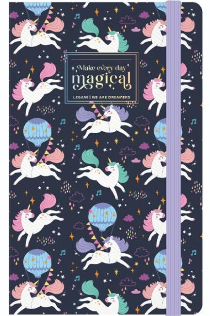 ΣΗΜΕΙΩΜΑΤΑΡΙΟ 13*21CM.ΡΙΓΕ LEGAMI ΜΕ ΛΑΣΤΙΧΟ NOTP0111 UNICORN