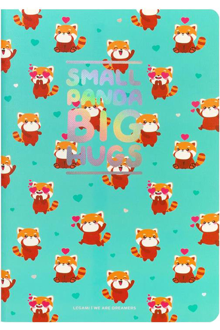 ΣΗΜΕΙΩΜΑΤΑΡΙΟ 14*21ΕΚ.ΡΙΓΕ LΕGΑΜΙ ΜΕDΙUΜ A5NOT0078 RED PANDA