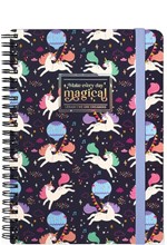 ΤΕΤΡΑΔΙΟ ΣΠΙΡΑΛ FANCY 21*29CM.ΡΙΓΕ LEGAMI ΜΕ ΛΑΣΤΙΧΟ MAX A4NOTS0057 UNICORN