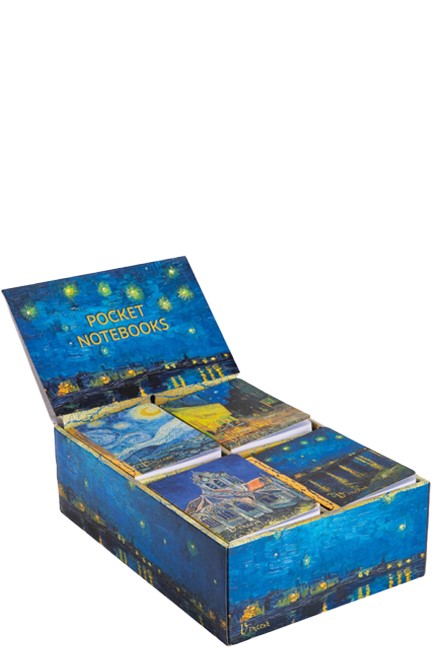 ΣΗΜΕΙΩΜΑΤΑΡΙΟ THE GIFTED STATIONERY FLEXI VAN GOGH-STARRY NIGHT 10,5*14,8cm.ΡΙΓΕ