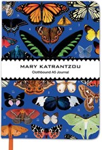 ΣΗΜΕΙΩΜΑΤΑΡΙΟ MUSEUMS & GALLERIES 15,4*21,7cm.ΡΙΓΕ MARY KATRANTZOU-BUTTERFLIES