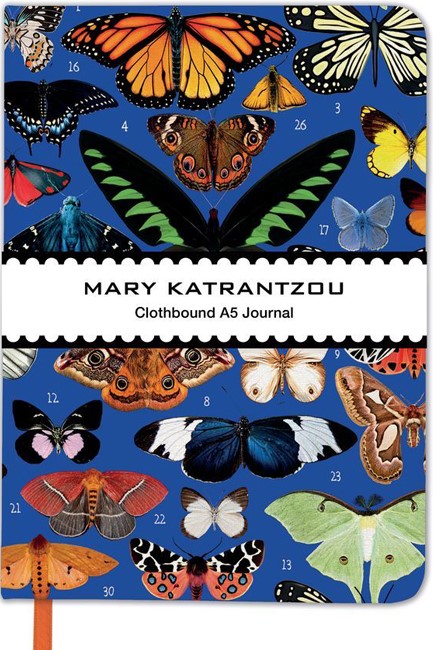 ΣΗΜΕΙΩΜΑΤΑΡΙΟ MUSEUMS & GALLERIES 15,4*21,7cm.ΡΙΓΕ MARY KATRANTZOU-BUTTERFLIES