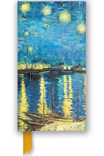 ΣΗΜΕΙΩΜΑΤΑΡΙΟ FLAME TREE SLIM SOFT VAN GOGH STARRY NIGHT OVER THE RHONE 8*15,2cm.54Φ.ΡΙΓΕ