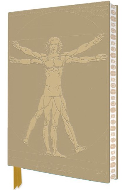 ΣΗΜΕΙΩΜΑΤΑΡΙΟ FLAME TREE ARTISAN ART DA VINCI-VITRUVIAN MAN 14,8*21cm.88Φ.ΡΙΓΕ