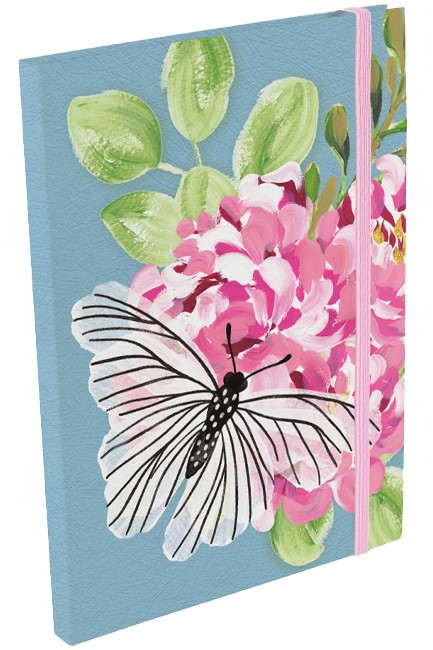 ΣΗΜΕΙΩΜΑΤΑΡΙΟ THE GIFTED STATIONERY FLUTTER 15*22cm.80Φ.ΡΙΓΕ