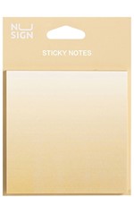 ΧΑΡΤΑΚΙΑ ΑΥΤΟΚΟΛ.DELI 74*74mm.ΡΙΓΕ 60Φ.NUSIGN OMBRE ΚΙΤΡΙΝΑ