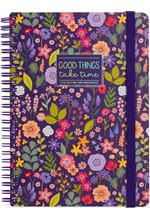 ΤΕΤΡΑΔΙΟ ΣΠΙΡΑΛ FANCY 21*29CM.ΡΙΓΕ LEGAMI ΜΕ ΛΑΣΤΙΧΟ MAX A4NOTS0060 FLOWERS