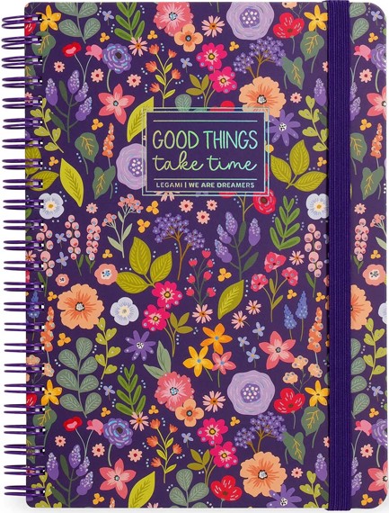 ΤΕΤΡΑΔΙΟ ΣΠΙΡΑΛ FANCY 21*29CM.ΡΙΓΕ LEGAMI ΜΕ ΛΑΣΤΙΧΟ MAX A4NOTS0060 FLOWERS