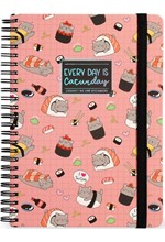 ΤΕΤΡΑΔΙΟ ΣΠΙΡΑΛ FANCY 21*29CM.ΡΙΓΕ LEGAMI ΜΕ ΛΑΣΤΙΧΟ MAX A4NOTS0063 SUSHI CAT