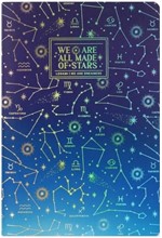 ΣΗΜΕΙΩΜΑΤΑΡΙΟ 09,5*13,5εκ.ΡΙΓΕ LEGAMI SMALL A6NOT0046 STARS
