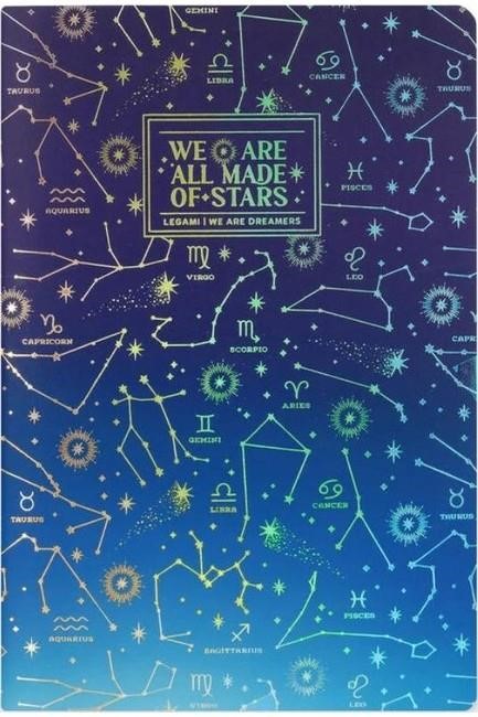 ΣΗΜΕΙΩΜΑΤΑΡΙΟ 09,5*13,5εκ.ΡΙΓΕ LEGAMI SMALL A6NOT0046 STARS
