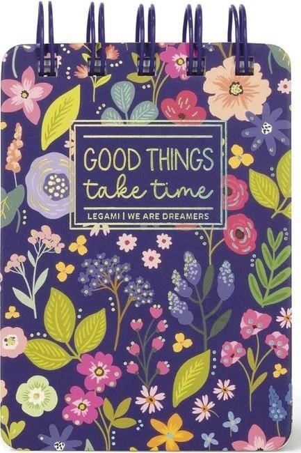 ΣΗΜΕΙΩΜΑΤΑΡΙΟ 07*10,5εκ.ΡΙΓΕ ΣΠΙΡΑΛ LEGAMI MINI MNOTS0027 MY NOTEBOOK FLOWERS