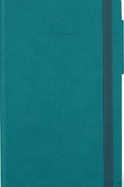 ΣΗΜΕΙΩΜΑΤΑΡΙΟ 13*21εκ.ΑΡΙΓΩΤΟ LEGAMI ΜΕ ΛΑΣΤΙΧΟ MEDIUM MYNOT0229 MY NOTEBOOK MALACHITE GREEN